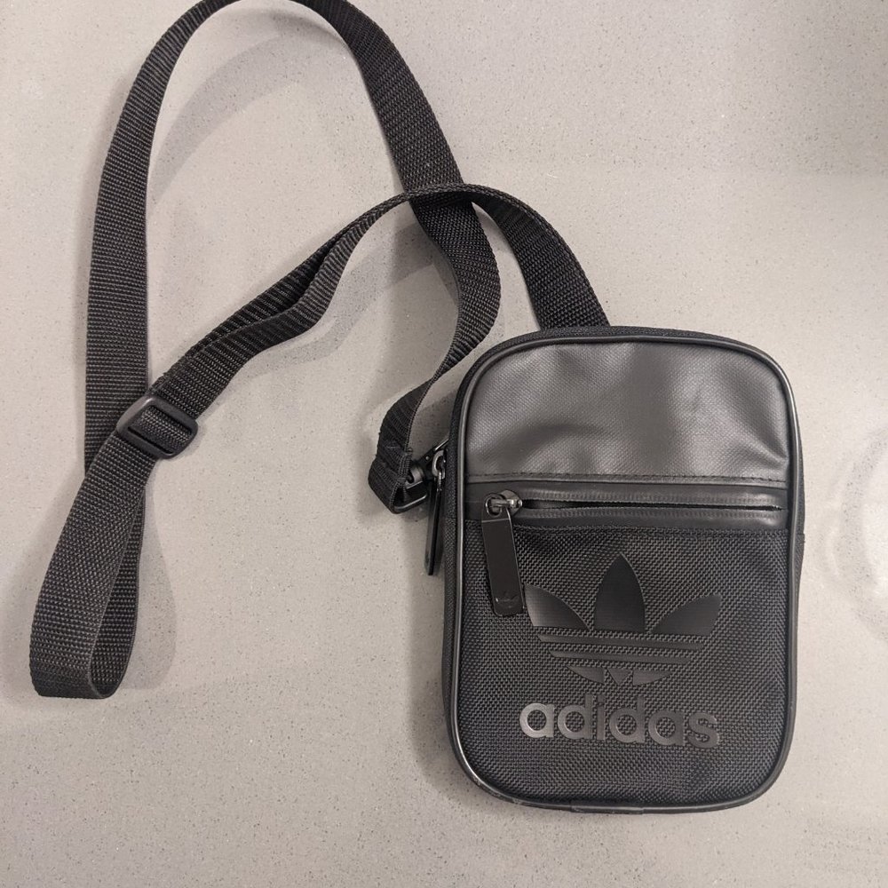 Adidas Mini Crossbody / Phone Case Bag in Black